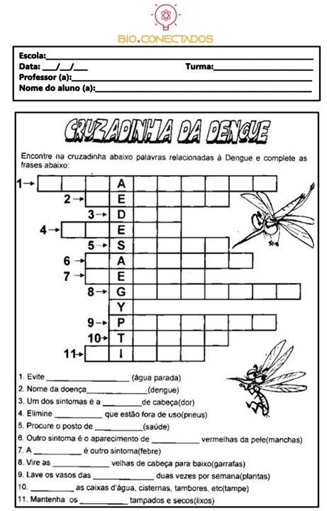 ATIVIDADES SOBRE A DENGUE: EDUCAÇÃO INFANTIL